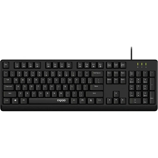 Клавиатура RAPOO проводная NK1900, цвет - черный