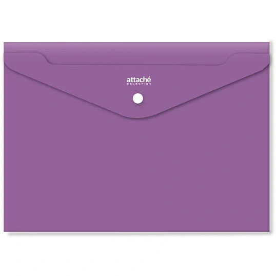 Папка-конверт на кнопке Attache Selection Crocus 6шт в уп.