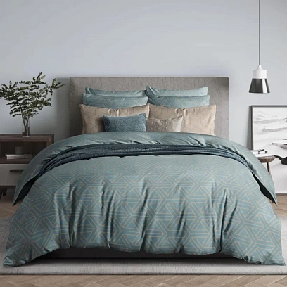 Постельное белье 1,5сп  Бязь (нав.50х70-2шт),Fusion