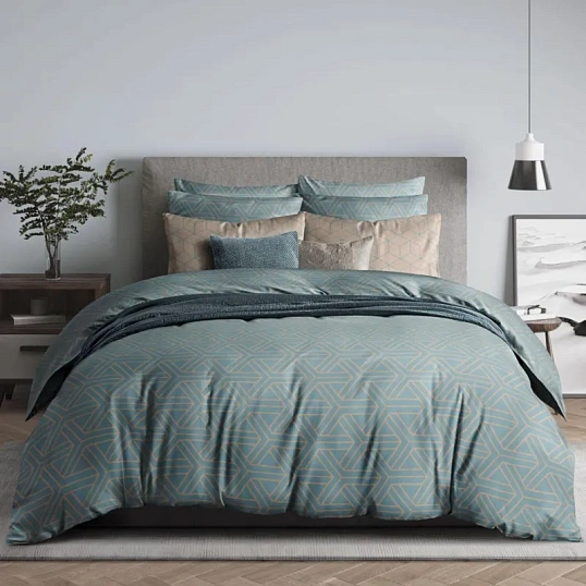 Постельное белье 1,5сп  Бязь (нав.50х70-2шт),Fusion