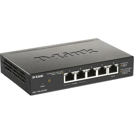 Коммутатор D-Link DGS-1100-05PDV2/A1A