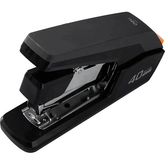 Степлер Deli Exceed 24/6 26/6 26/8 50л.Сниж.усил.черн.100скоб корE0371black