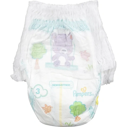Подгузники -трусики PAMPERS Pants   6-11кг, р.3 , 52 шт/уп