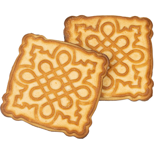 Печенье Яшкино Зебра сахарное  с топленым молоком, 3кг/уп (ЯП123)