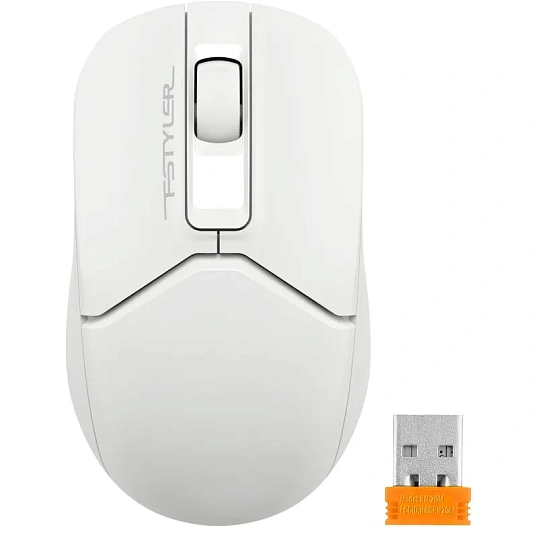 Мышь компьютерная A4Tech Fstyler (FG12S) белый оптическая 1200dpi/3but
