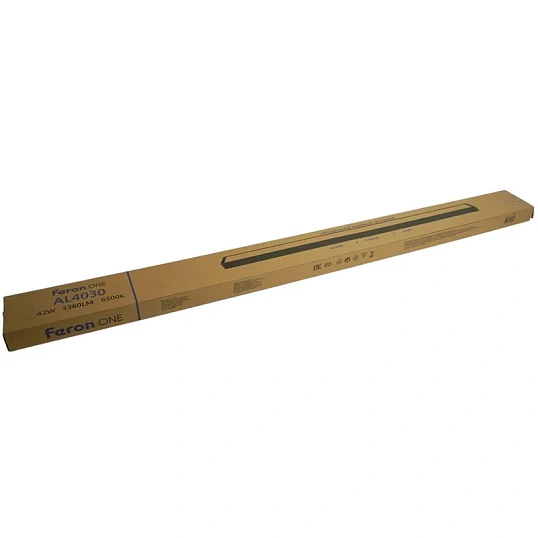 Светильник светод. Feron.ONE AL4030 IP20 42W 6500K, черн. 1200x35x100 48537