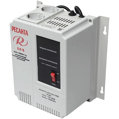 Стабилизатор РЕСАНТА настенный Lux АСН-1500Н/1-Ц (63/6/20)