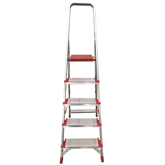 Стремянка алюминиевая усиленная 225 кг 5ступеней(130мм)Новая Высота 3117105