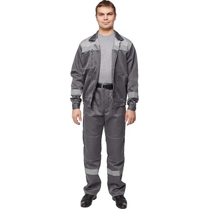 Костюм летний муж. л22-КБР т.сер./св.сер (р.40-42) 170-176 (Арсенал-СП)