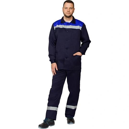 Костюм лет муж (куртка, пк) л16 с СОП син/вас 88-92/158-164