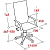 Кресло BN_Fc_EChair-597 ML кожа черный, алюминий