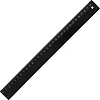 Линейка 30см Attache Economy пластик черная