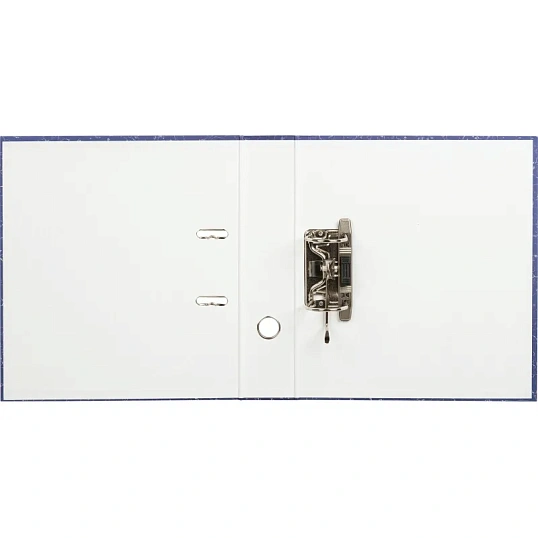 Папка-регистратор AttacheEconomy без мет.уголка_бюджет 75мм ч/б,син,бум/бум