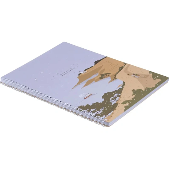 Тетрадь общая, BS, А4, 96л., клетка, мягкий, спираль. Soul, море, N4280