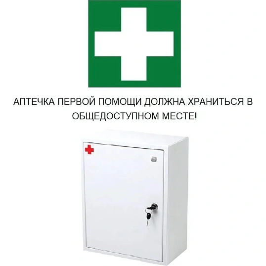Аптечка первой помощи коллективная ФЭСТ (до 100 человек) (металл) № 3.3