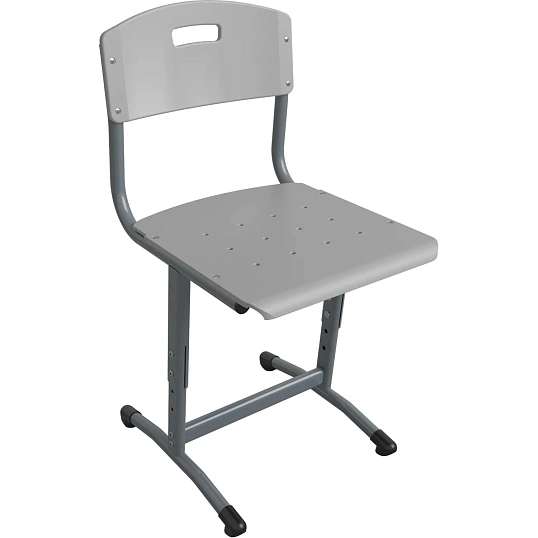 Стул ученический MET Универсал 3-5р.г. ПФ серый 7040/серый