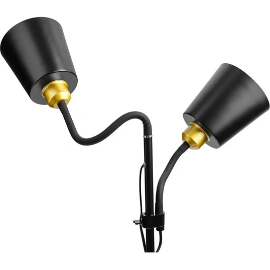 Светильник Ultraflash UF-404 C02 черн  (напольн, торшер, цоколь Е27)