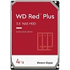Жесткий диск Western Digital Red Plus 4TB, SATA, 5400rpm, 256MB(WD40EFPX)