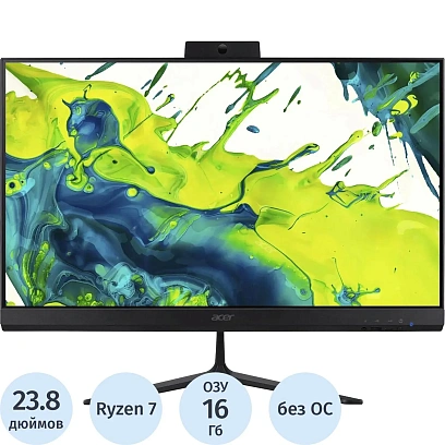 Моноблок Acer Aspire C24-2G(DQ.BNMCD.001)23.8/FHD/R7 8845HS/16/SSD512/NoOS