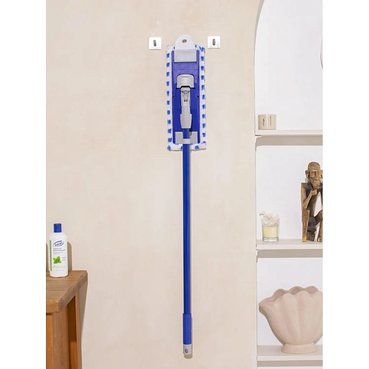 Швабра флаундер Luscan 34х10см насадка микрофибра, кнопки