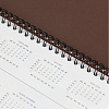Планинг датированный 2026, коричн, 303х150 мм, 120стр, Agenda