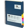 Бизнес-тетрадь B5,200л,кл,греб Attache Selection Office book синийметаллик
