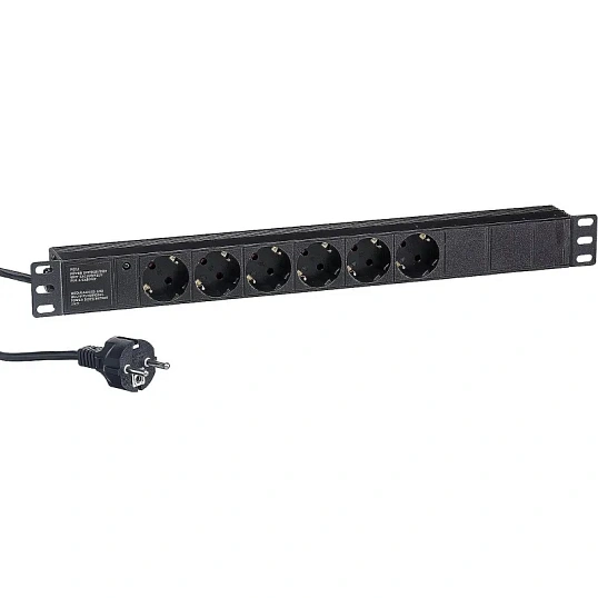 Блок розеток ExeGate ServerPro PDU-19H603 Al-6S-EU2.5CU EX280828RUS