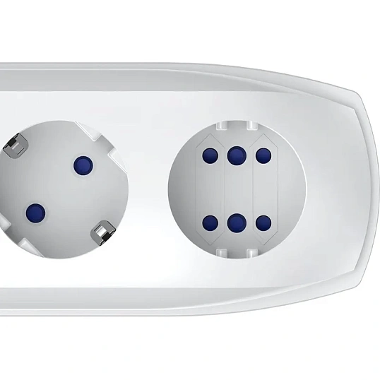 Сетевой фильтр PILOT PRO USB  5м (10А/2200Вт/6р) серый