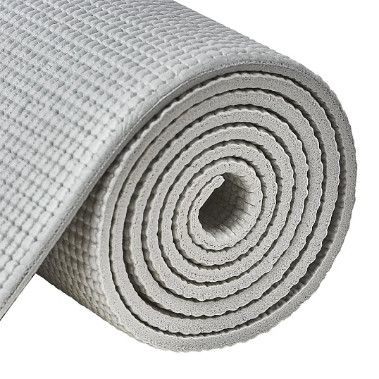 Коврик для йоги TORRES Relax 6, YL12236G, PVC 6 мм,серый