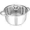 Кастрюля нерж Greta 2,5л , D=19cм, GS02253