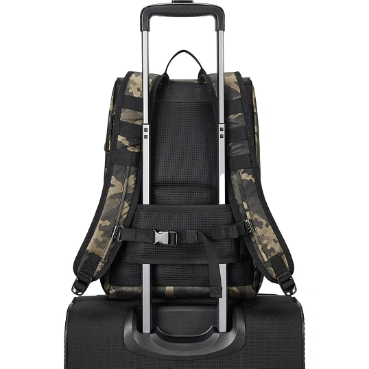 Рюкзак для ноутбука RIVACASE 7621 brown camo Sherwood-ECO Rolltop 15л 15.6