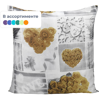 Подушка ЭКОНОМ, 70х70 чехол 100% п/э,10шт/уп