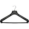Вешалка-плечики VP_ для легк.одежды Attache,C040, пласт, чер, р.50-52