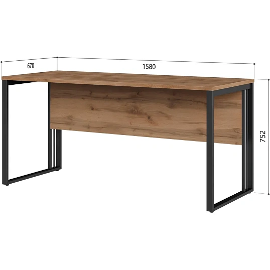 Стол К-Loft 241S003 Ш1580 дуб натур