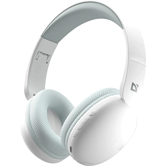 Наушники Defender FreeMotion B480 белый, микрофон, Bluetooth