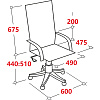 Кресло BN_SH_EChair-566 TPU кожзам черный, хром