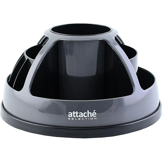 Набор настольный Attache Selection для канц мелочей черный/серый 360