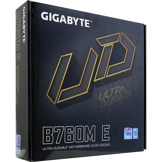 Материнская плата Gigabyte B760M E, Soc-1700 Intel B760 2xDDR5 mATX