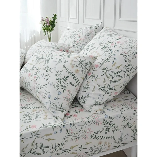Постельное белье 2сп Макси Бязь (нав.50х70-2шт),Gardenia
