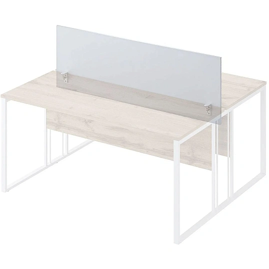 Экран к столам Комус Мебель К-Loft 241P003 1512х16х500 белый