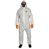 Комбинезон одноразовый (60г/м2)с кап.JetaSafety JPC50 Element Lite бел рXL