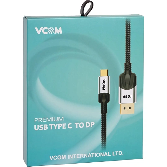 Кабель адаптер USB 3.1 Type-Cm --> DP(m), 1.8m ,VCOM <CU422MCV-1.8M