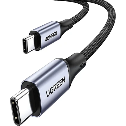 Кабель UGREEN US535 (15311) USB-C to USB-C 240WPD 1м. серый космос