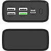 Внешний аккумулятор PERO PB07 30000 mAh,Li-Pol,output USB-C + 4USB-A,белый