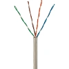 Кабель BigTech BT-CECR-012 CCA UTP 4 пары, кат.5e AWG25 PVC 100м сер
