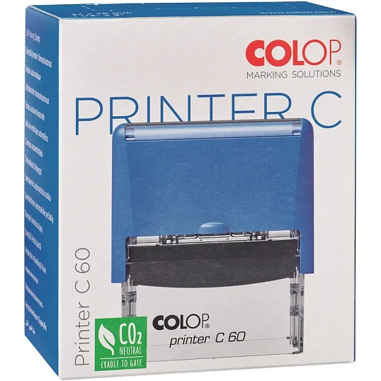 Оснастка для штампов NEW Printer C60 37x76мм пластик. корпус черный