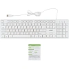 Клавиатура Acer OKW123 белый USB (ZL.KBDEE.00D)
