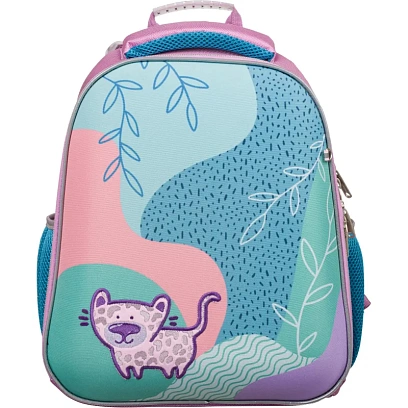 Ранец Basic Леопард, 2 отд., эргоном. спинка