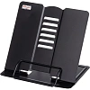 Подставка для книг Комус Класс черная, металл 19x15,5x20см,7 настроек
