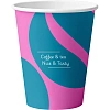 Стакан одноразовый бум. 1-сл Barista Nice&Tasty mix 350 мл d-90 мм 50 шт/уп